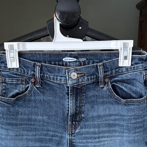 Old Navy Woman Dark Blue Slim Straight Jeans